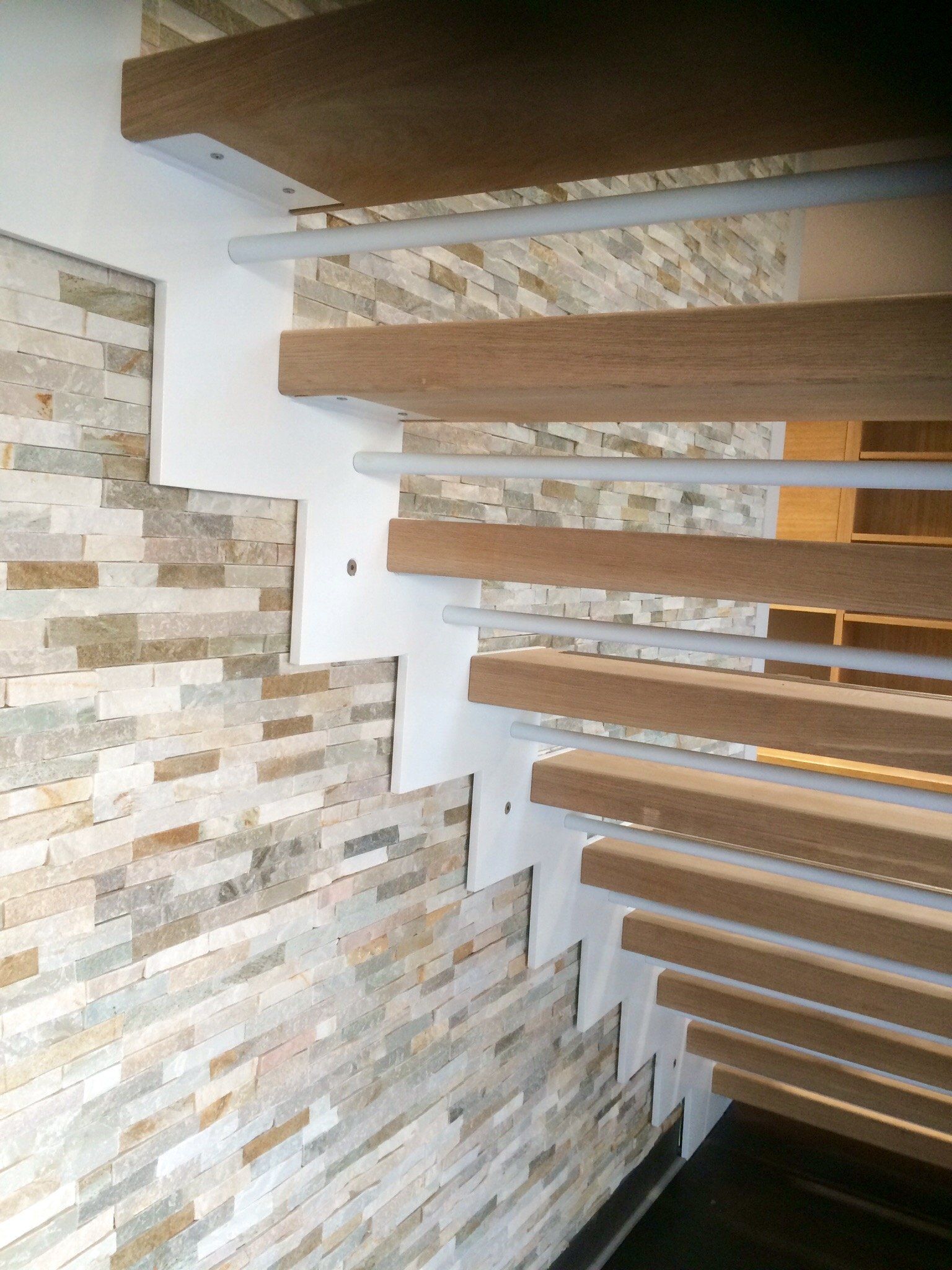 wooden stairs