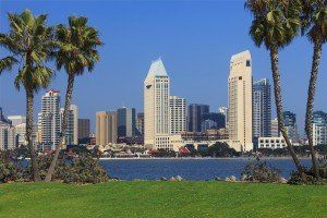 City Skyline Of San Diego, California
