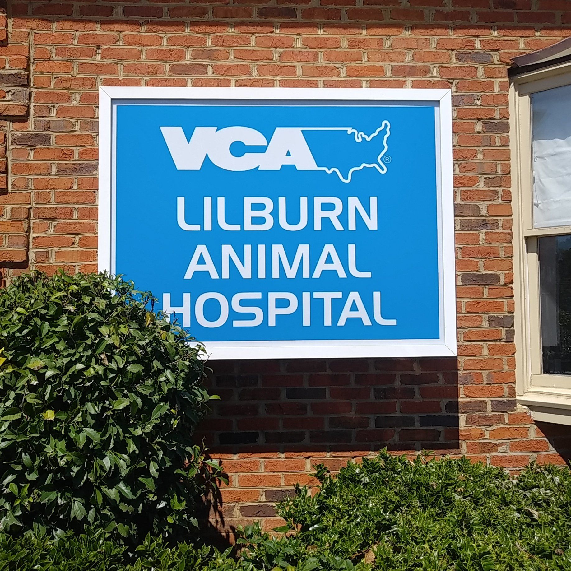 outdoor logo sign