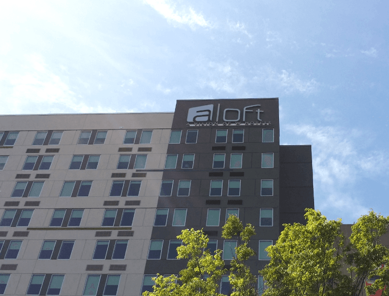 Commercial High Rise Building Sign Design & Installation