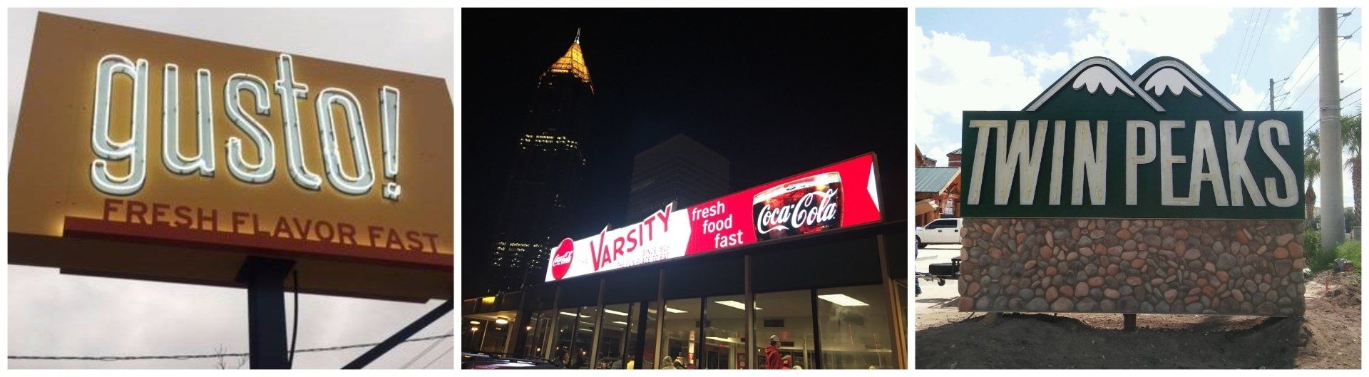 restaurant sign design and installation atlanta