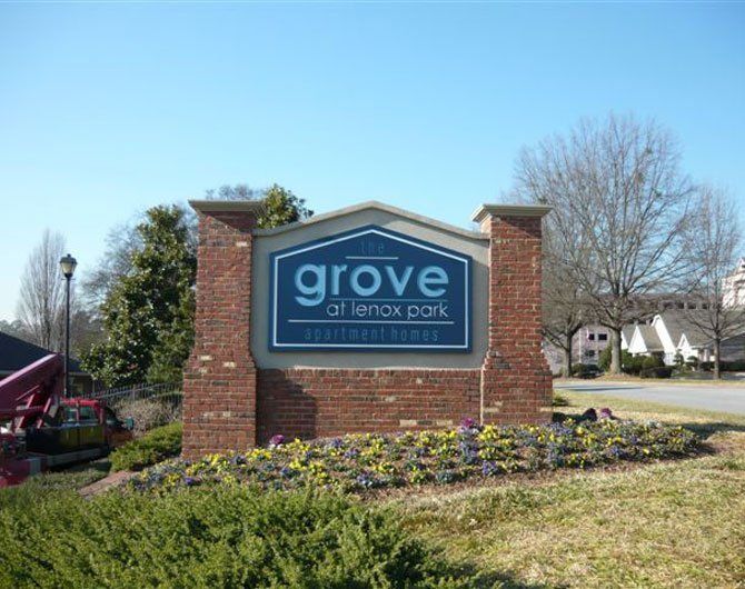 monument sign