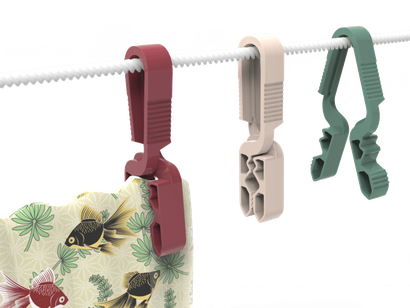 The clothes peg that remains in the right place without falling or flying Lady Touch