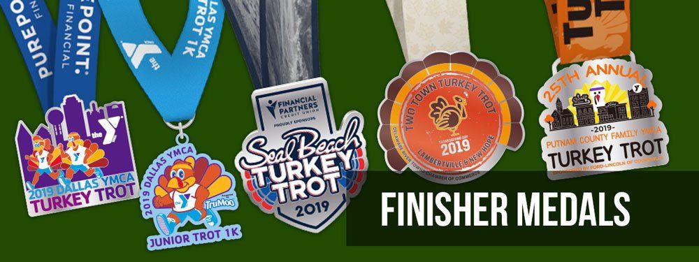 Turkey Trot Finisher Medals