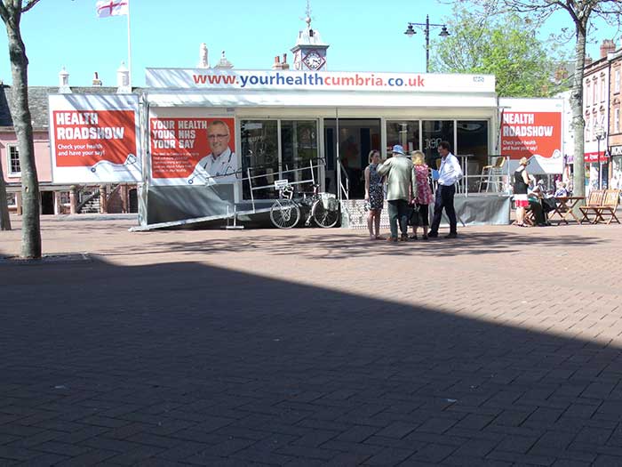 British Liver exhibition trailer