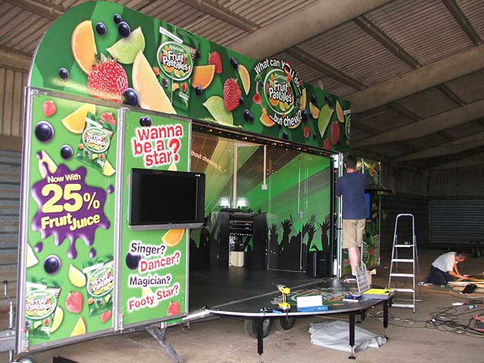 Exhitbition trailer refurbishments