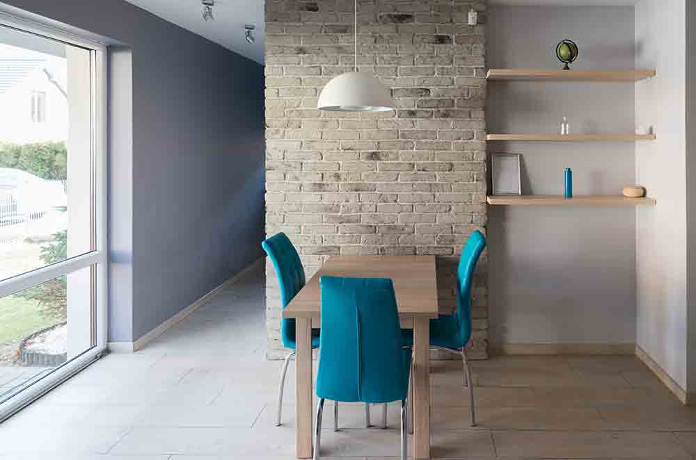 Decorative concrete in a Toowoomba dining room
