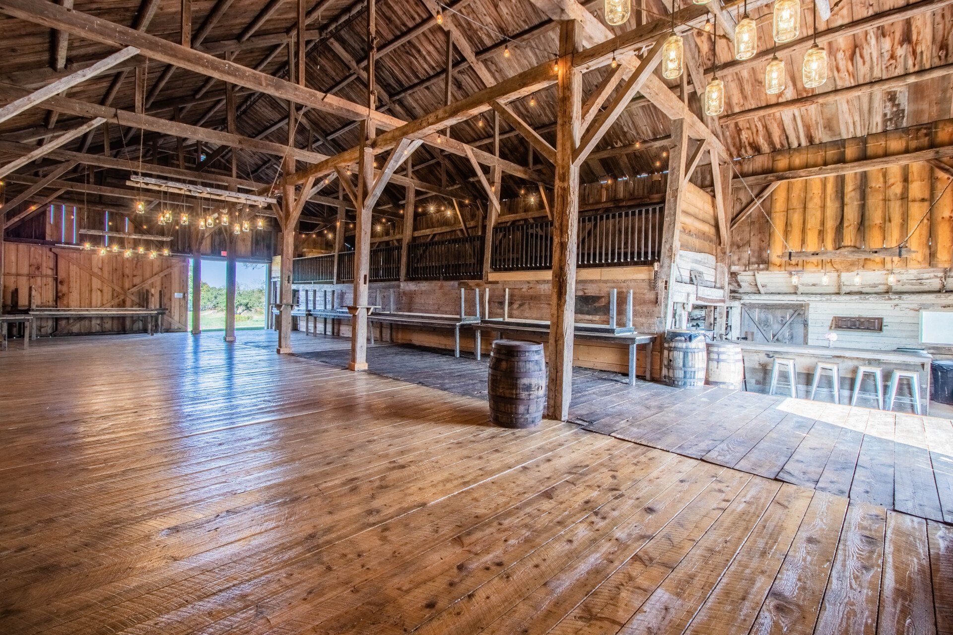 Inside the barn — Dayton, ME — This Old Barn