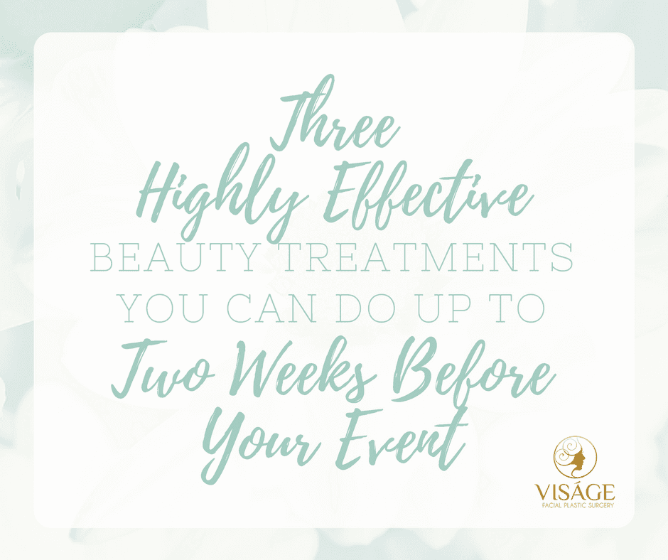 3 highly effective beauty treatments you can do 2 weeks before your wedding