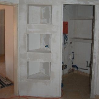 Nicchia in costruzione