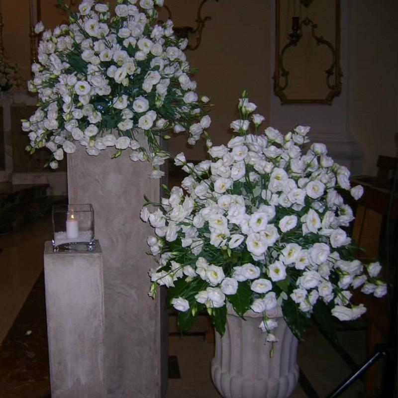 colonnine di fiori