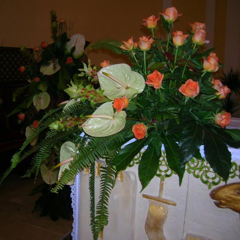 composizione di fiori per cerimonie
