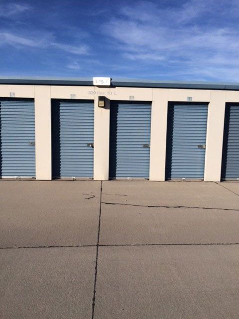 Series Of Self-Storage Units