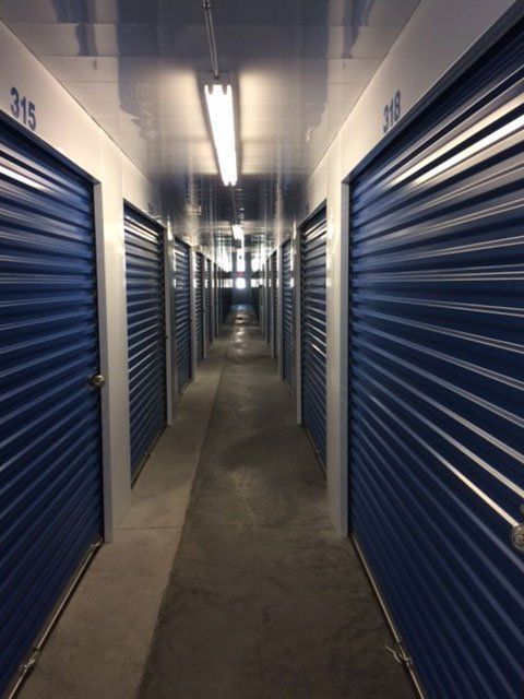 Interior Hallway Of a Self Storage Facility
