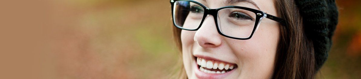 ady wearing glasses