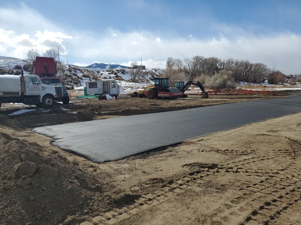 Driveway built