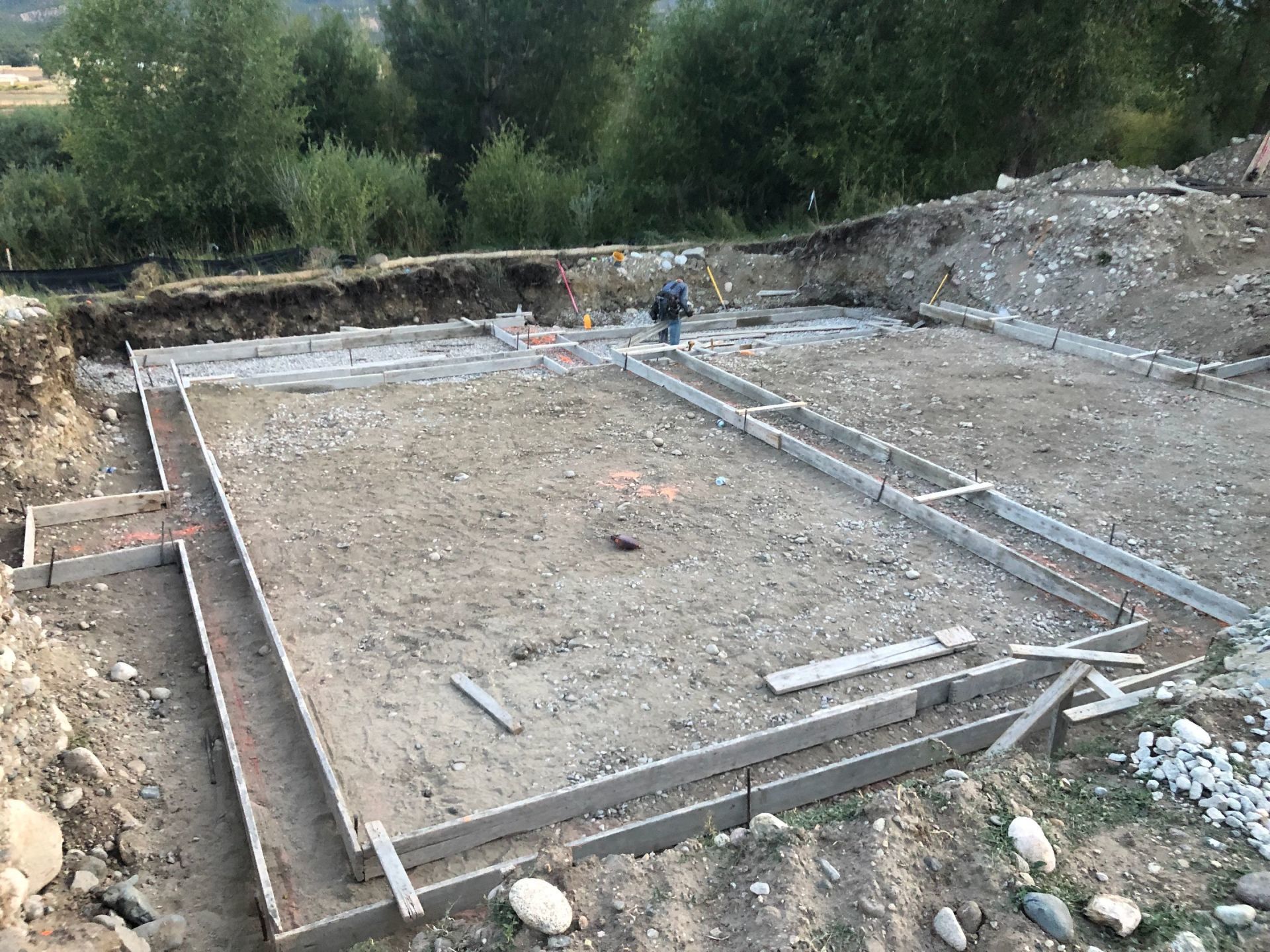 Home Foundation being preped