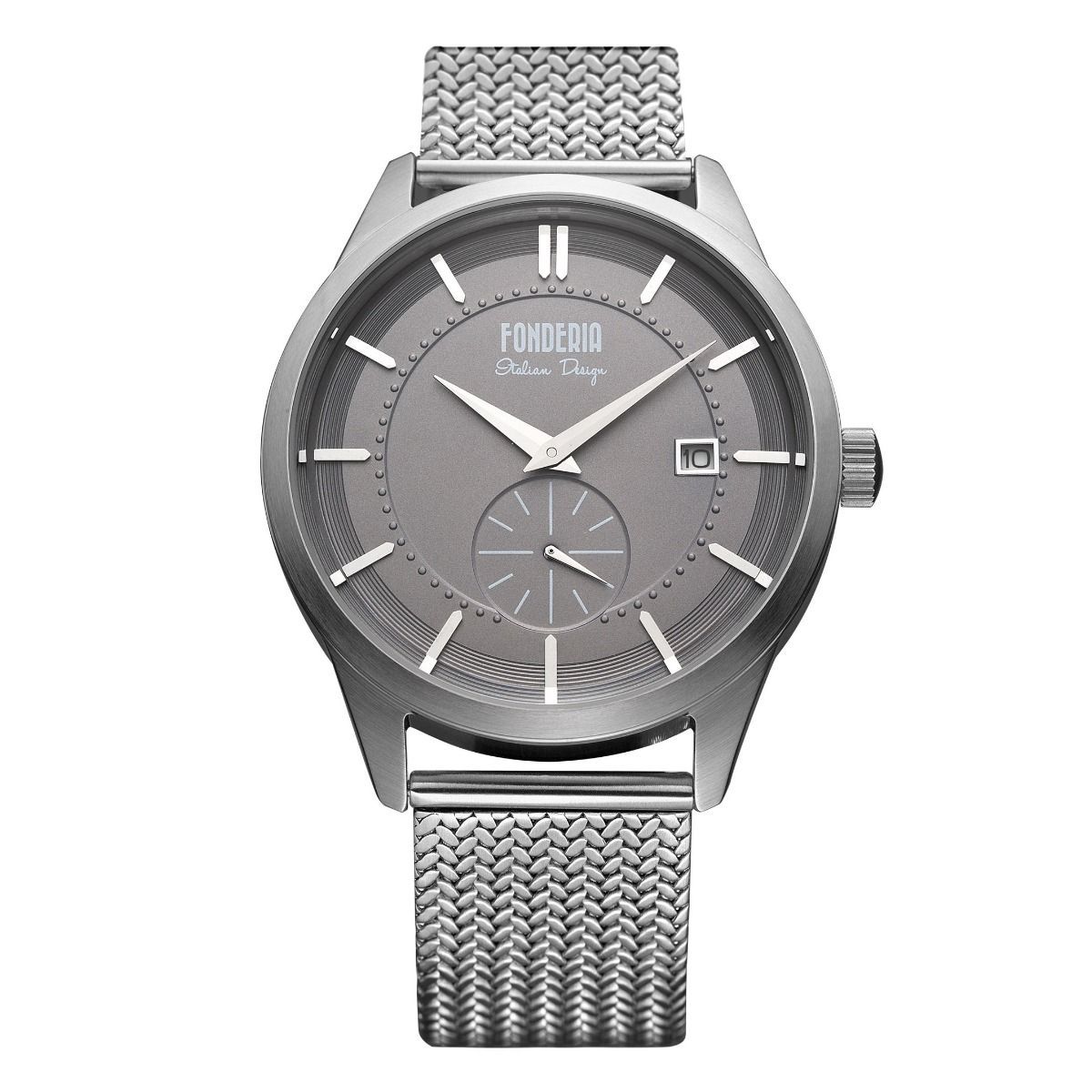 orologio acciaio fonderia da uomo