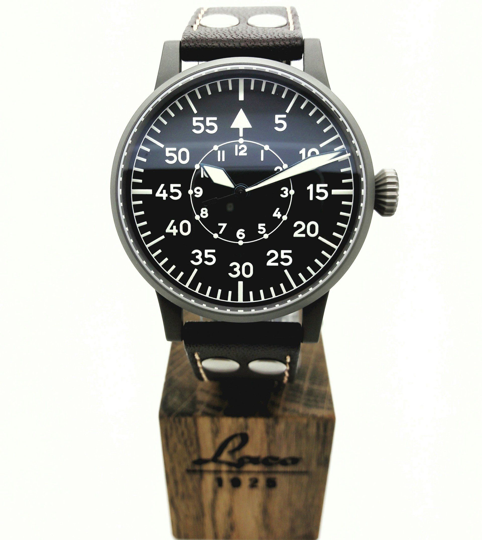 orologio uomo laco quadrante nero