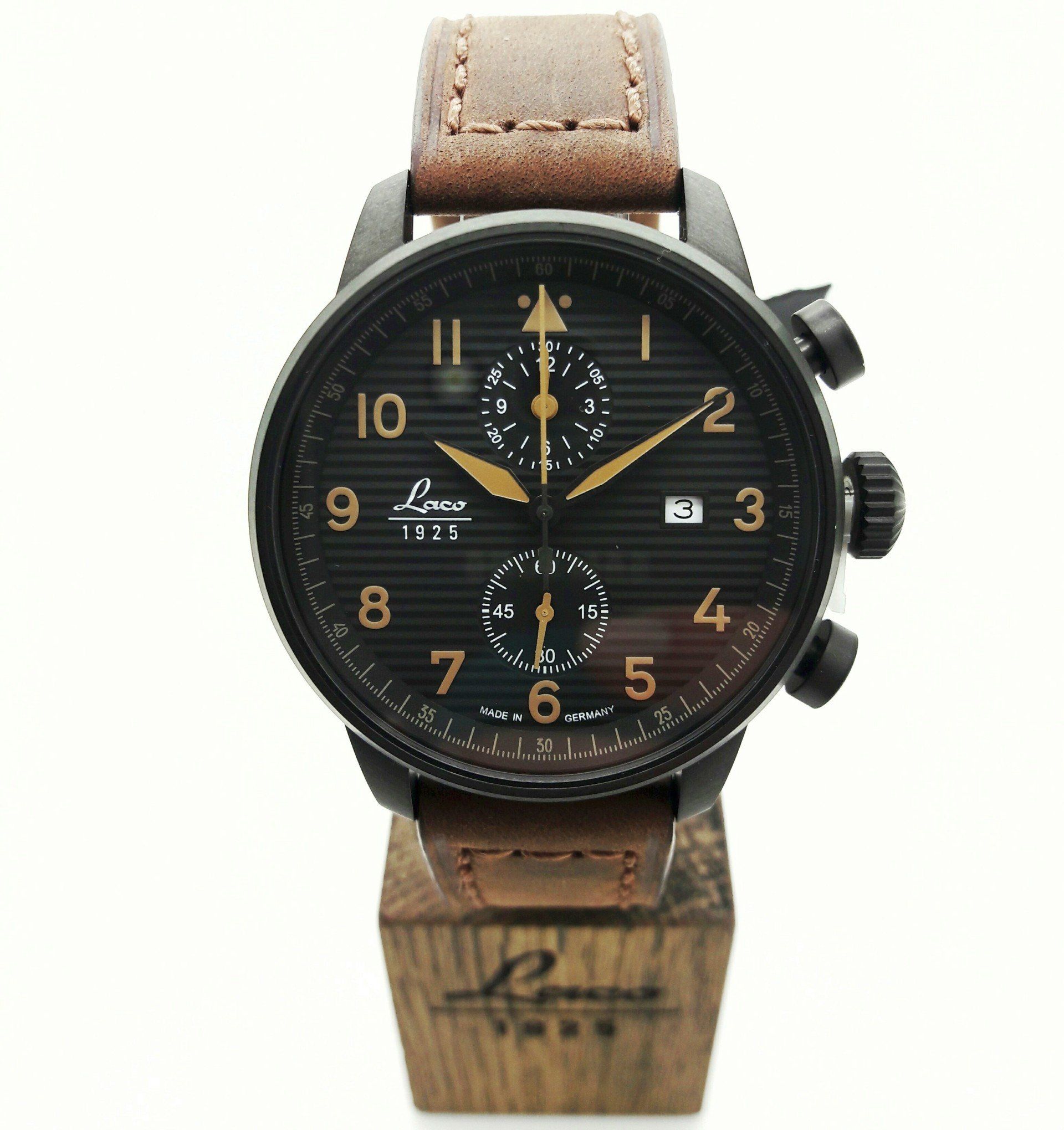 orologio laco 1925 cinturino in pelle color cuoio