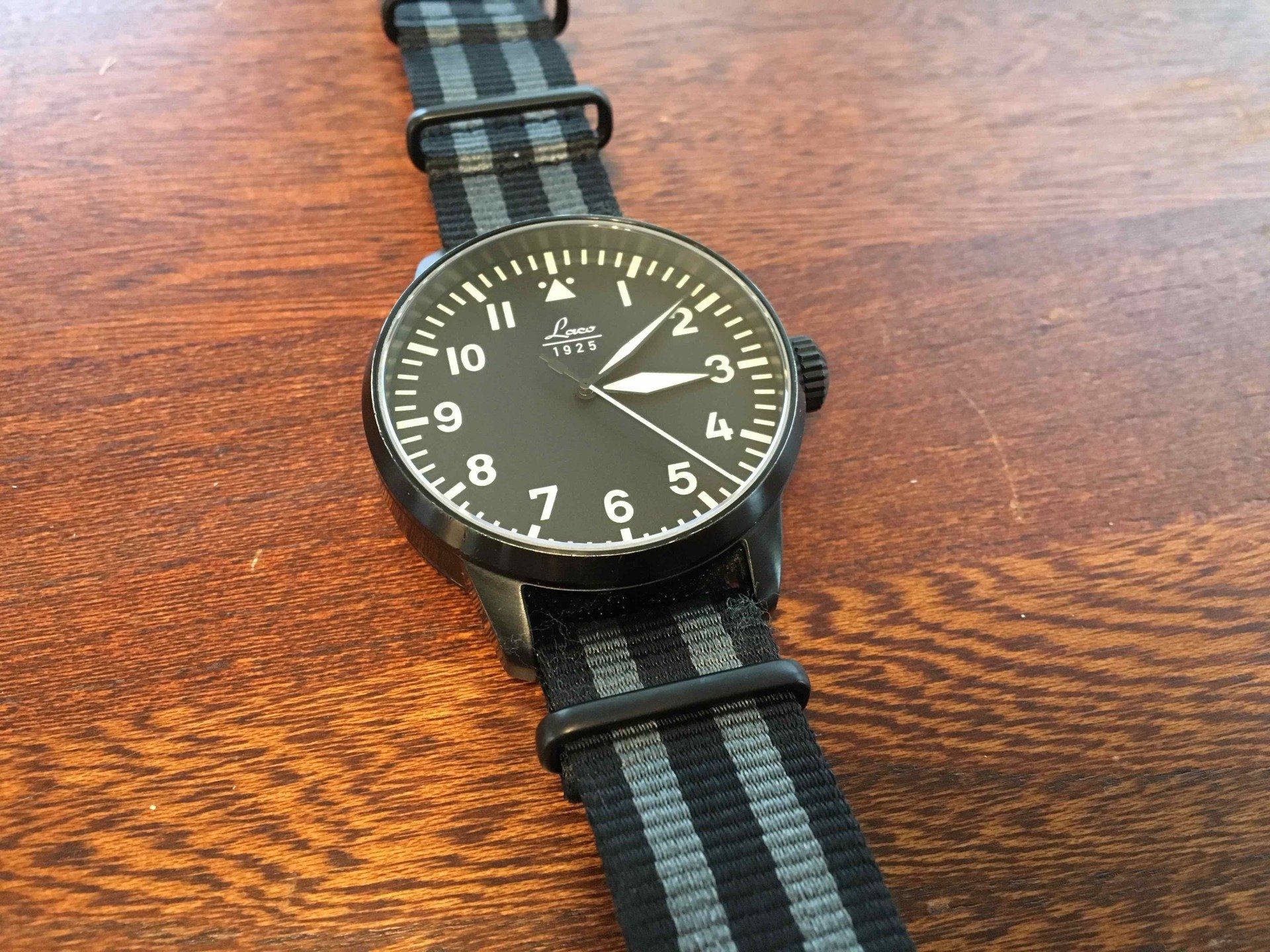 orologio olmo da uomo con cinturino in tessuto