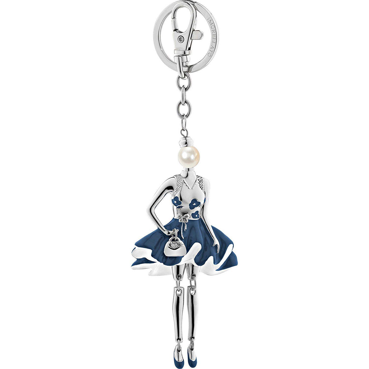 portachiavi acciaio con charm