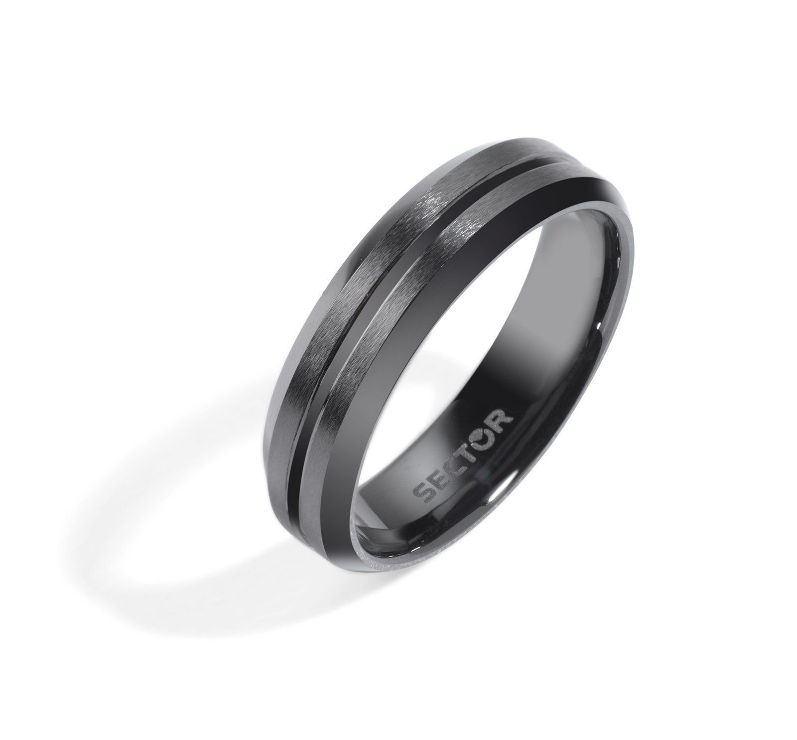 bracciale uomo acciaio nero