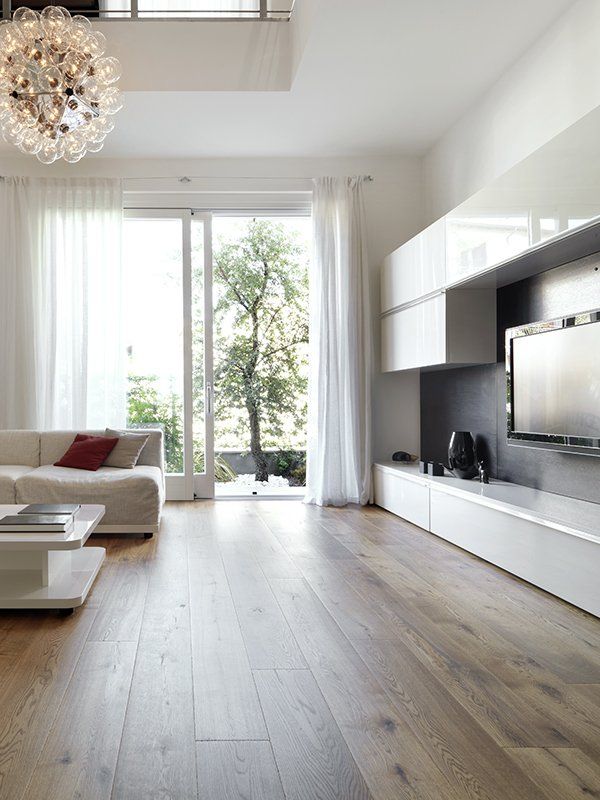 Modern Interior With Wood Flooring — Gallery in Lismore, NSW