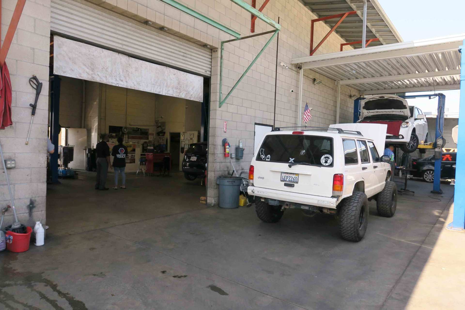 Transmission Replacement — White Car in Ontario, California