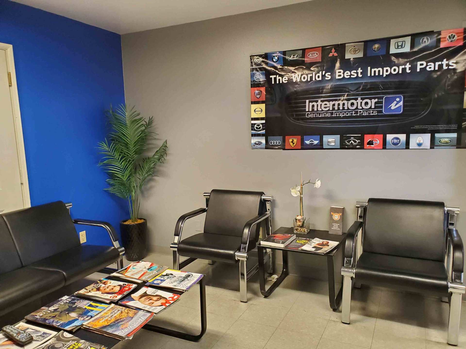 Transmission — Company's Waiting Area in Ontario, California