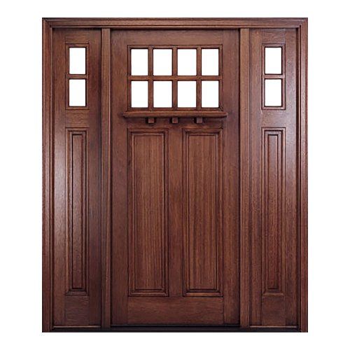 Mayberry arts and crafts style entry door