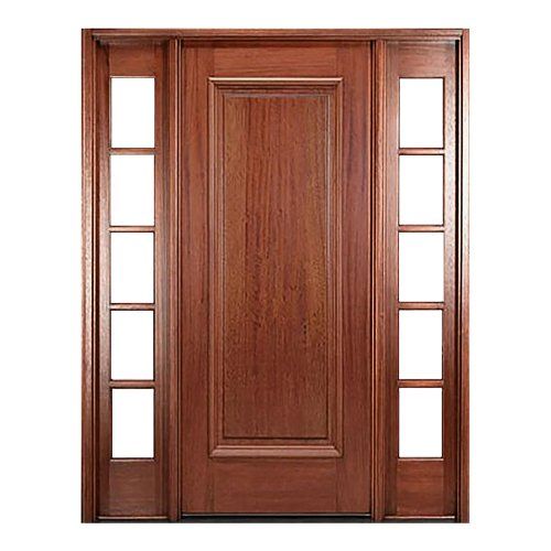 Manhattan single panel solid wood door