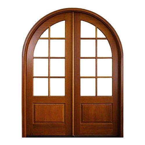 Round top double doors with 8 lites