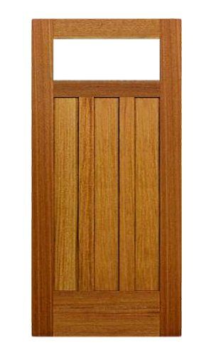1/3 lite interior door with 3 vertical panels