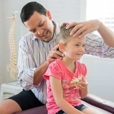 Adrian Chiropractor Treating Patient