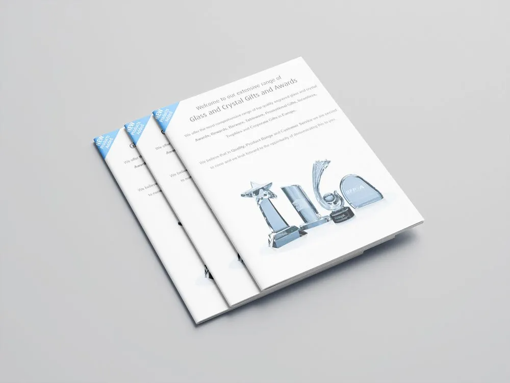 Image of glassware catalogues