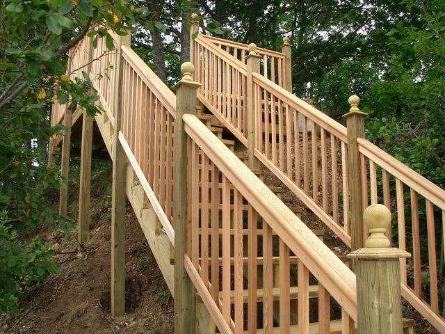 Marine Stairways โ Wooden Stairways in Thomaston, ME