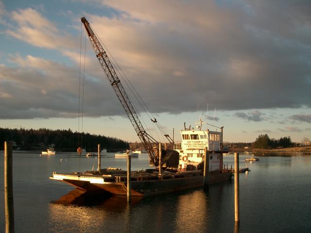 Marine Construction — Crane Vessel in Thomaston, ME