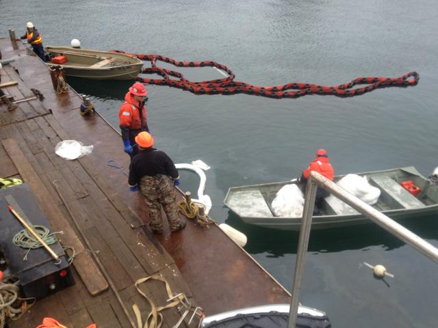 Boat Recovery Services — Dock And Boats While Recovering Boat Salvage in Thomaston, ME