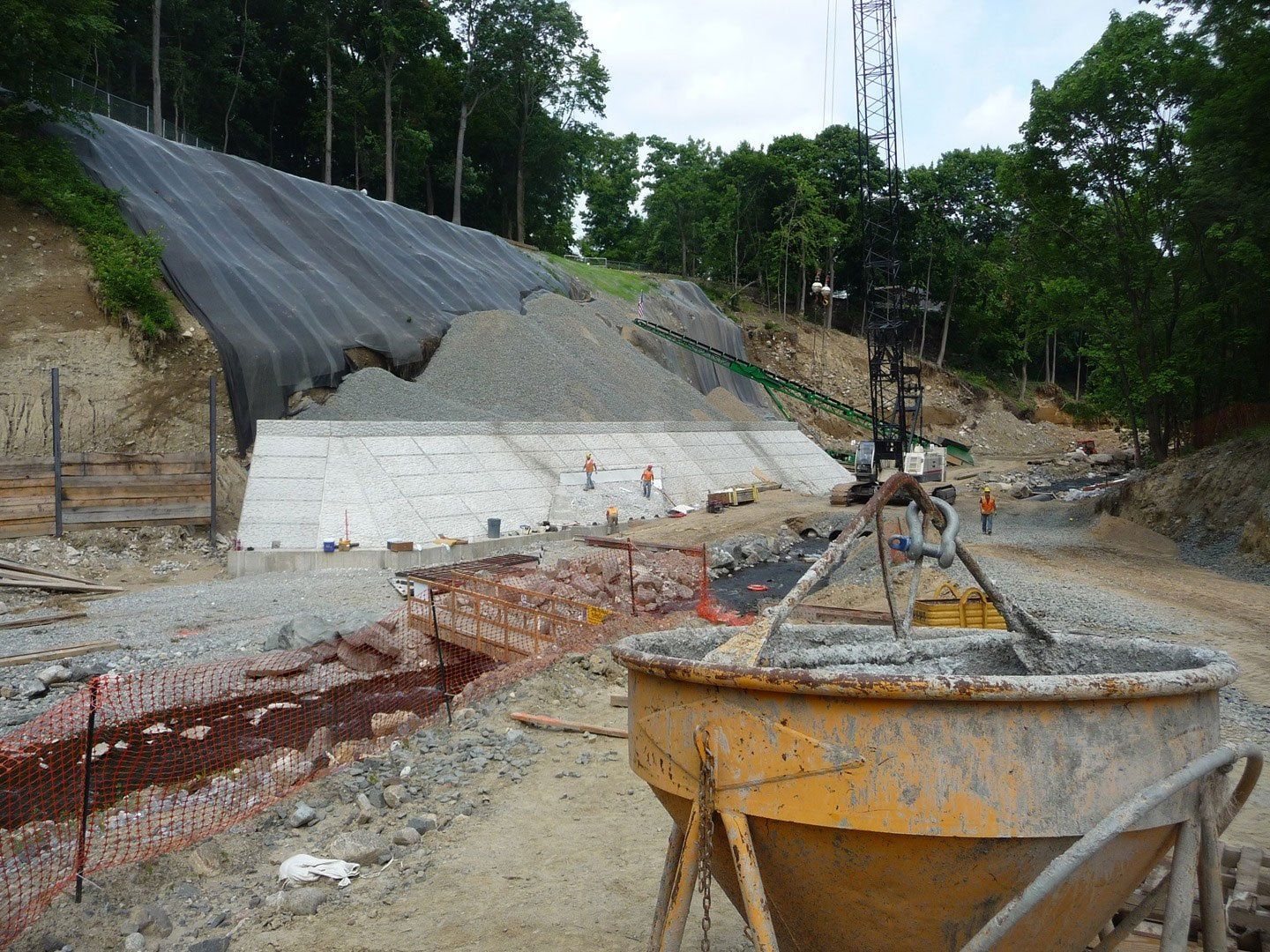 Bank and Gas-Line Stabilization — Poughkeepsie, NY — OCS Industries, Inc.