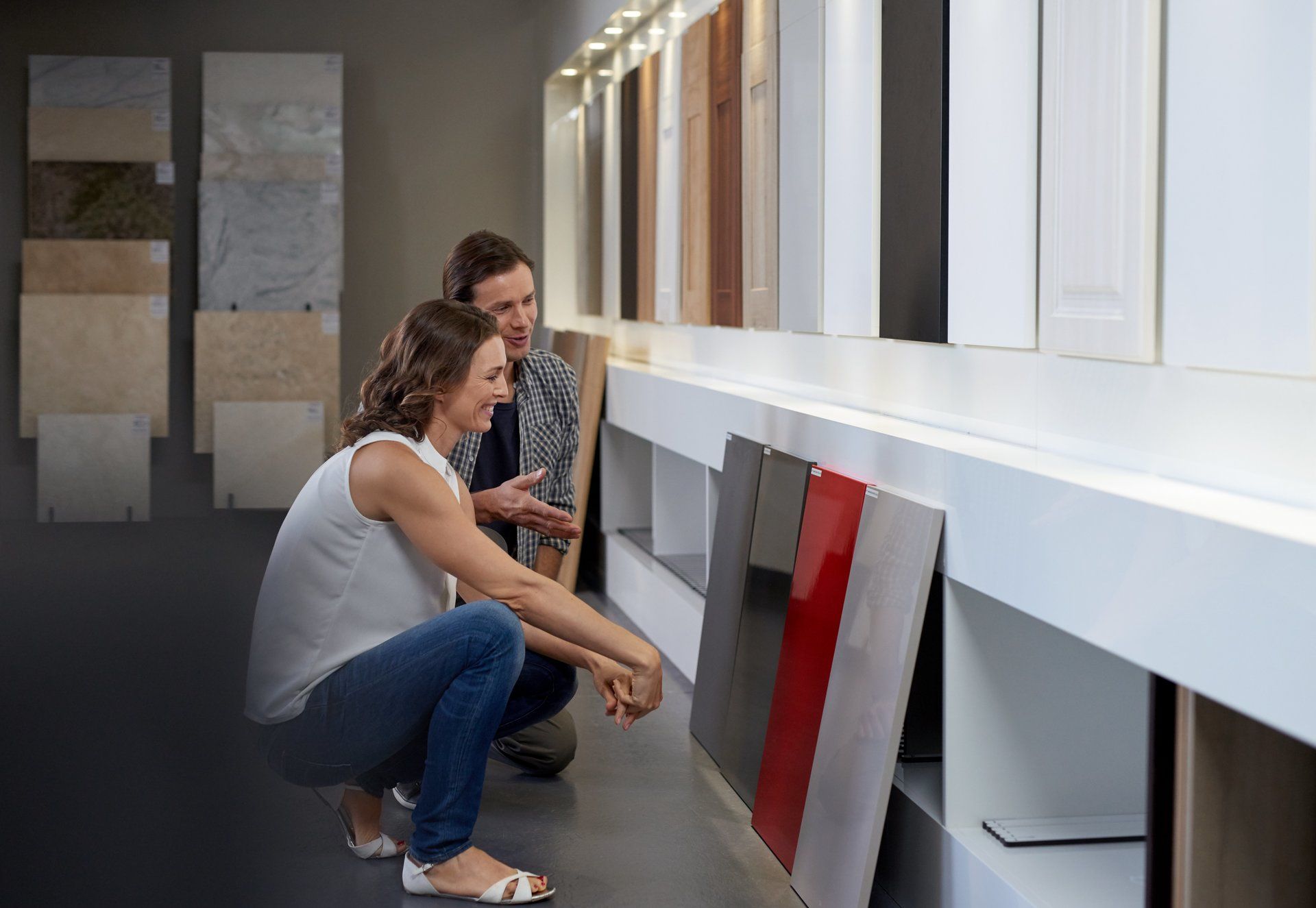 checking cabinets