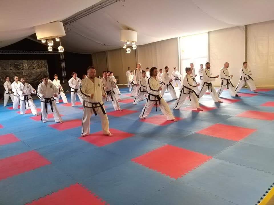 Blackbelts training in Cyprus