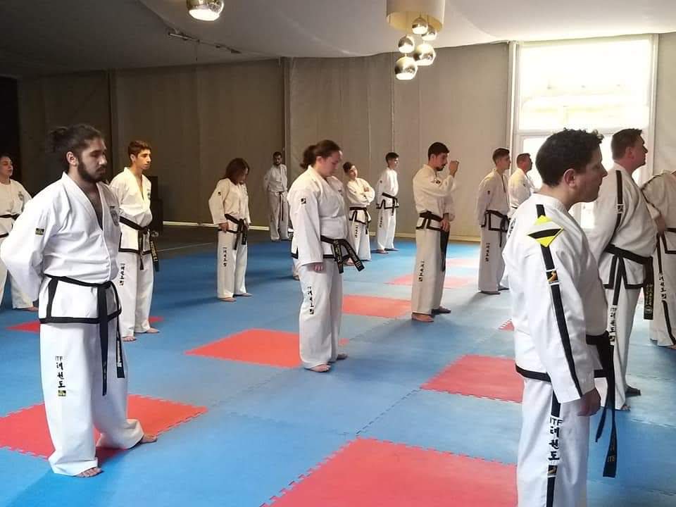 Blackbelts line up in Cyprus