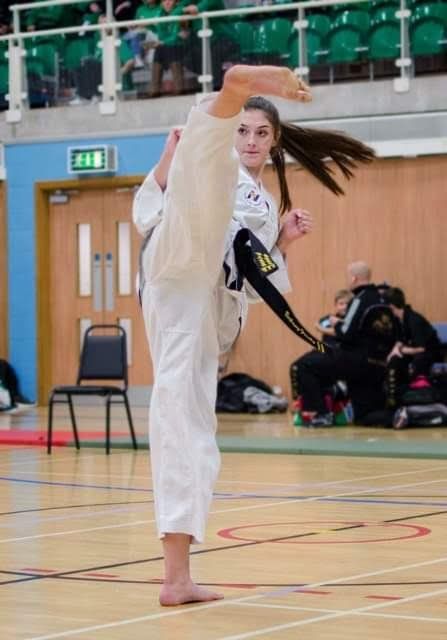 Bethany Frisby reverse turning kick