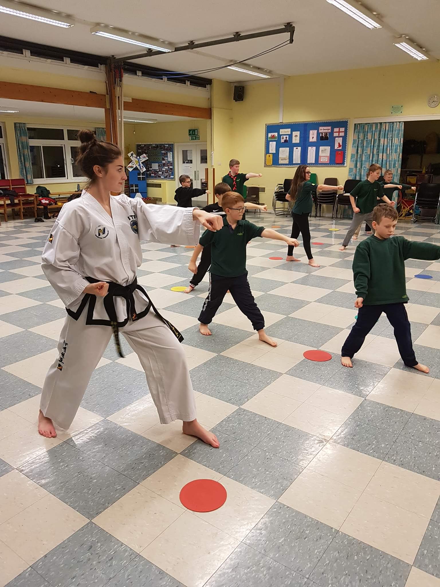 Teaching the Scouts 4-directional punching