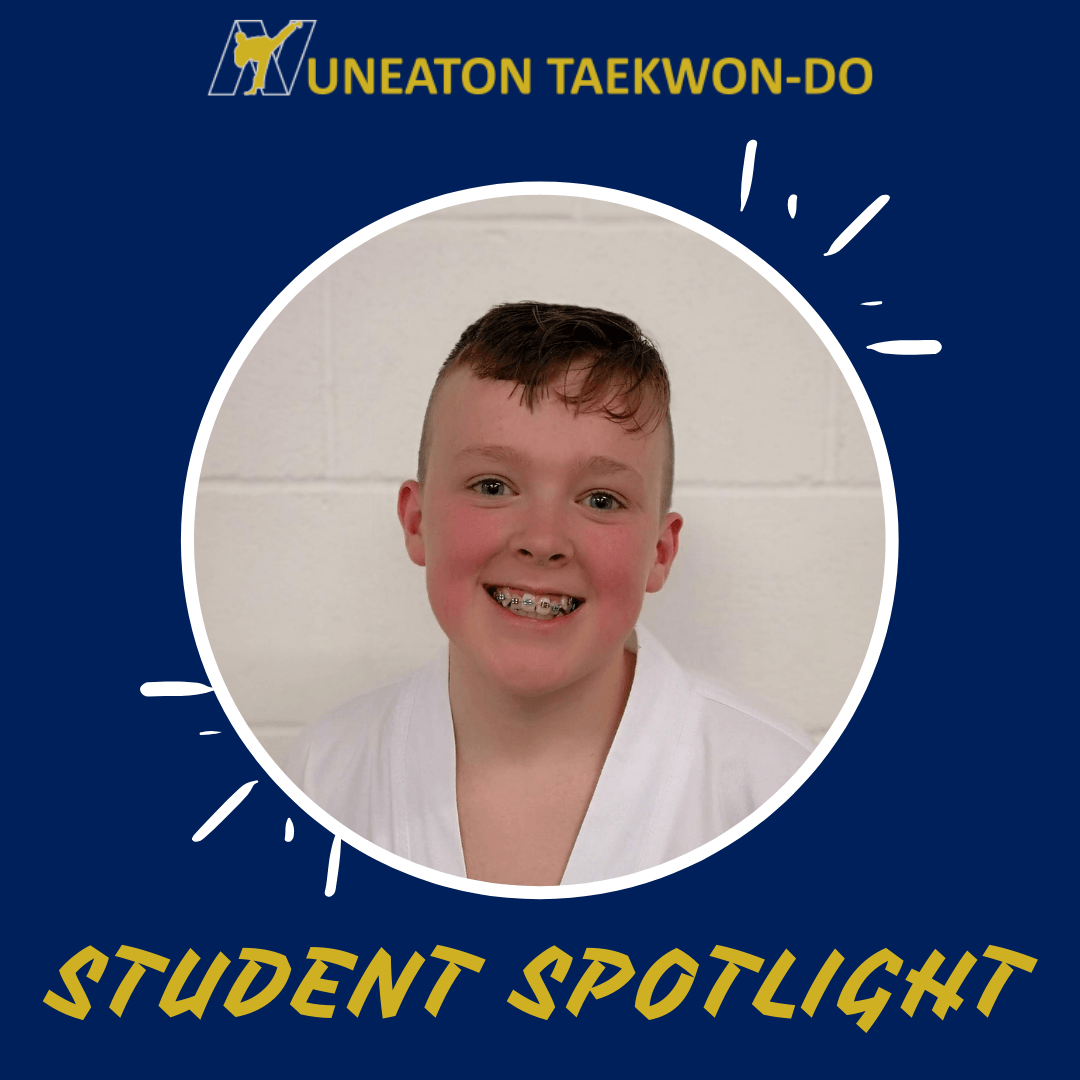 Nuneaton Taekwondo junior student Tommy