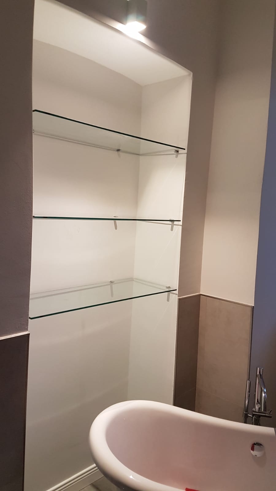 arredo bagno in vetro