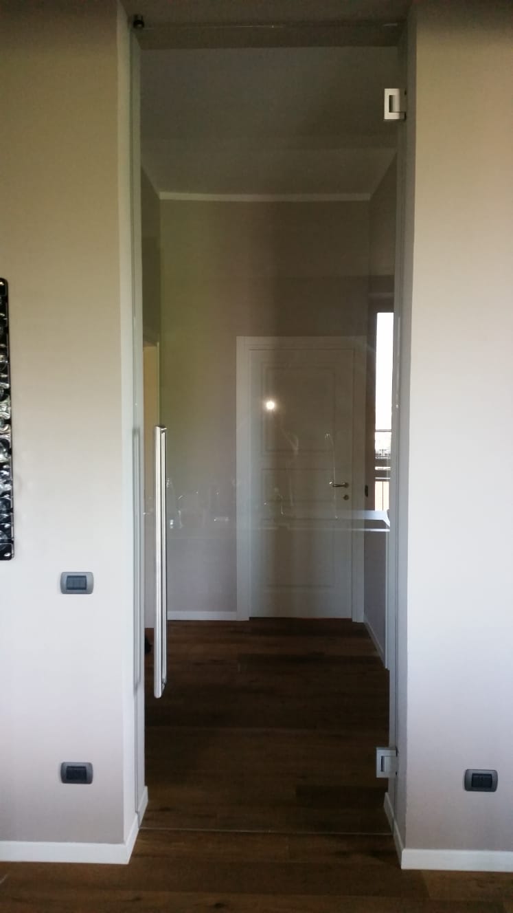 porta interna di vetro