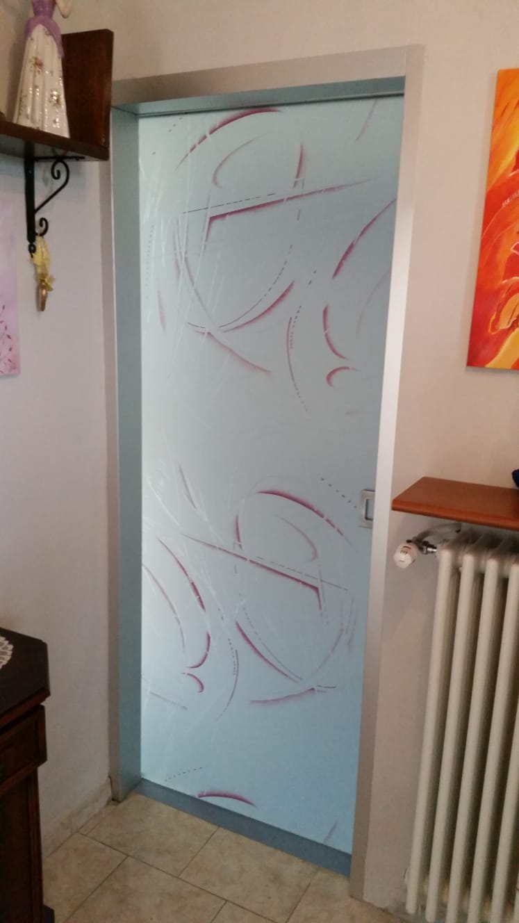porte interne di design in vetro