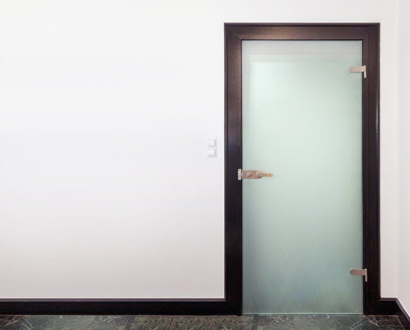 porte interne di vetro